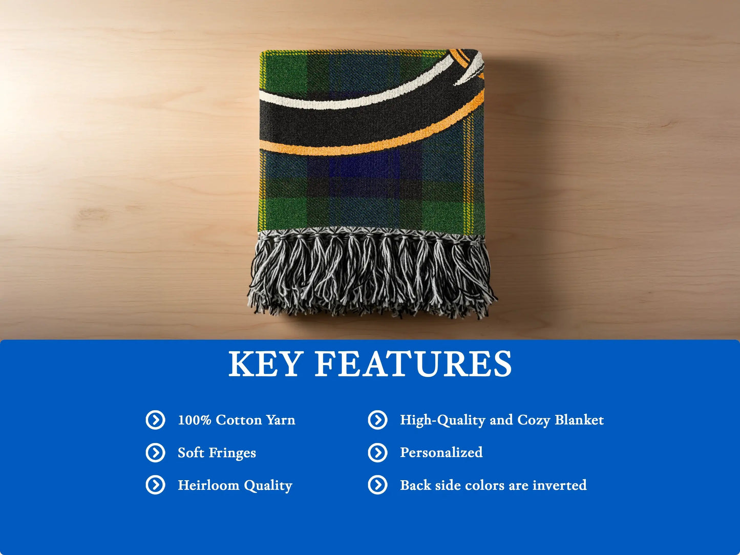 High-Quality and Cozy Soft Fringes Blanket