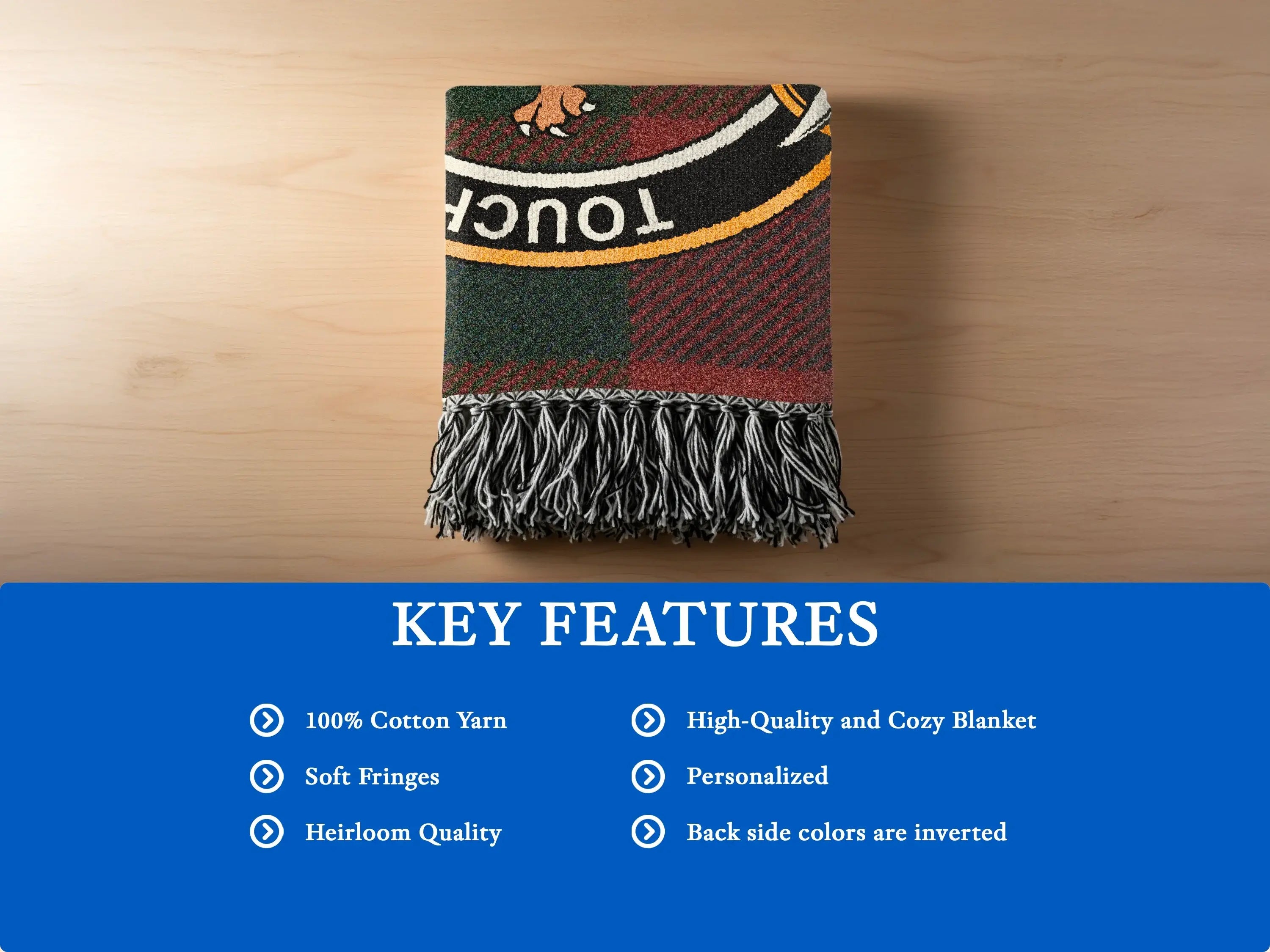 Personalized High-Quality and Cozy Blanket
