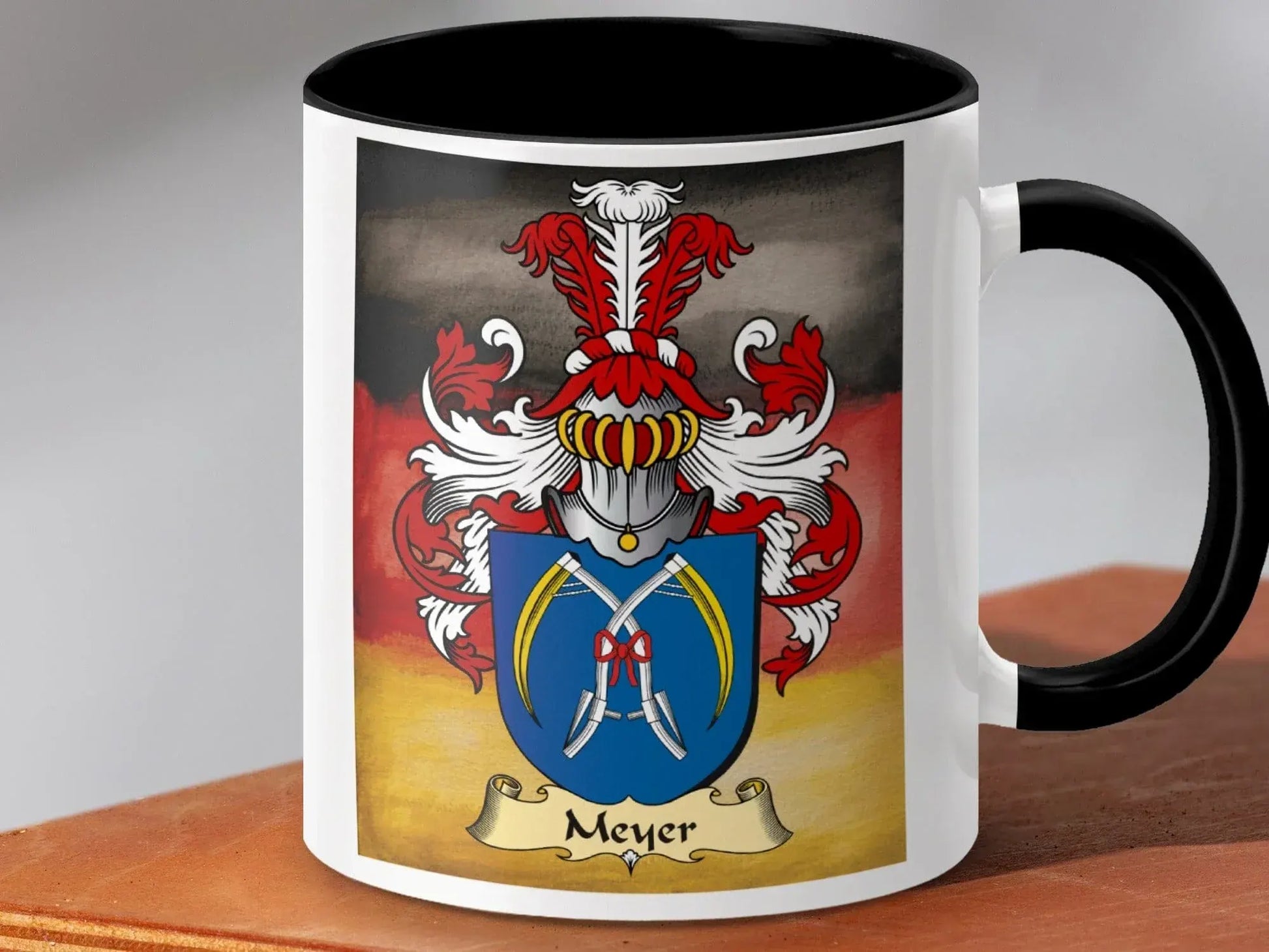 Meyer Family Coat of Arms Mug Unique Gift Product