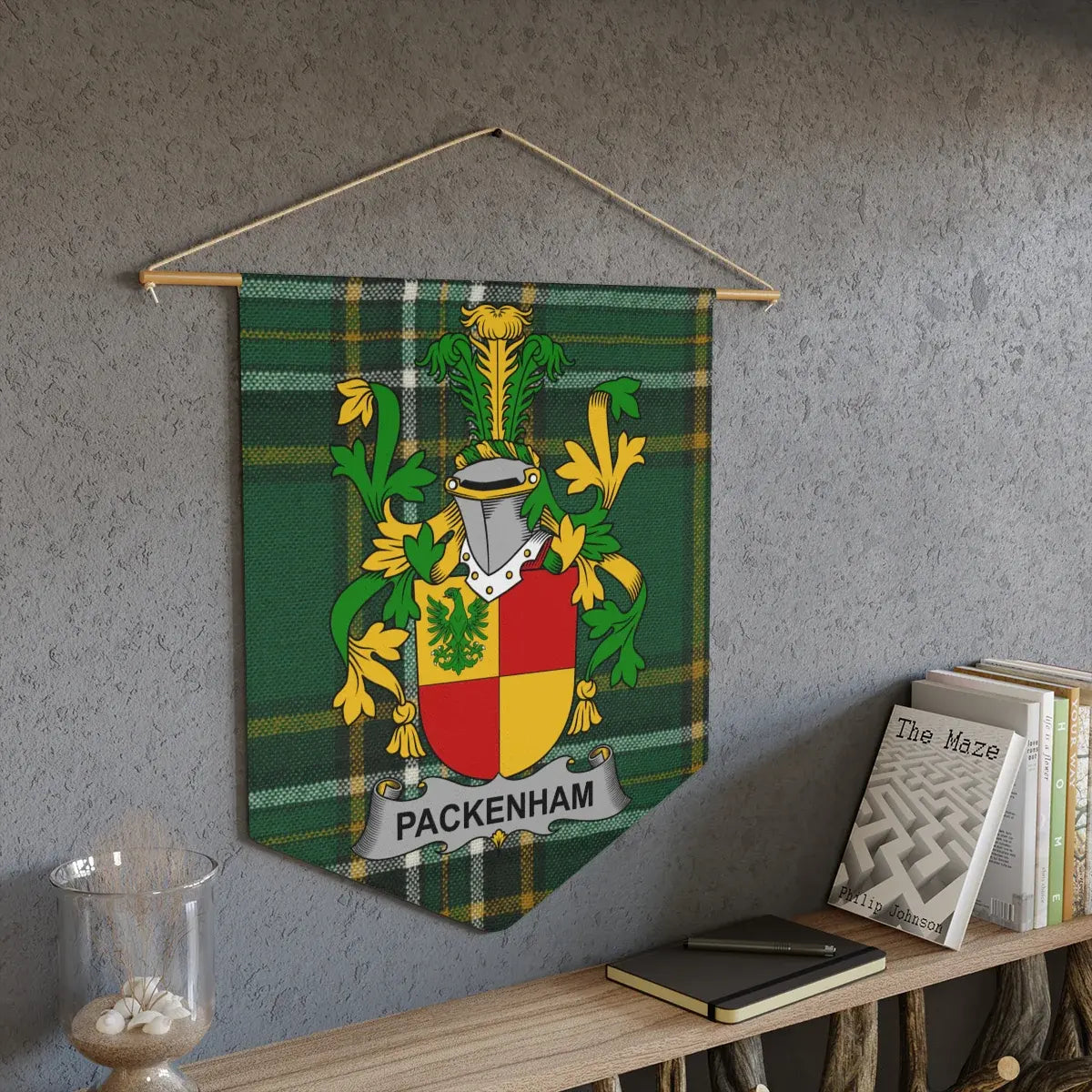 Heraldic Family Crest Wall Hanging Product