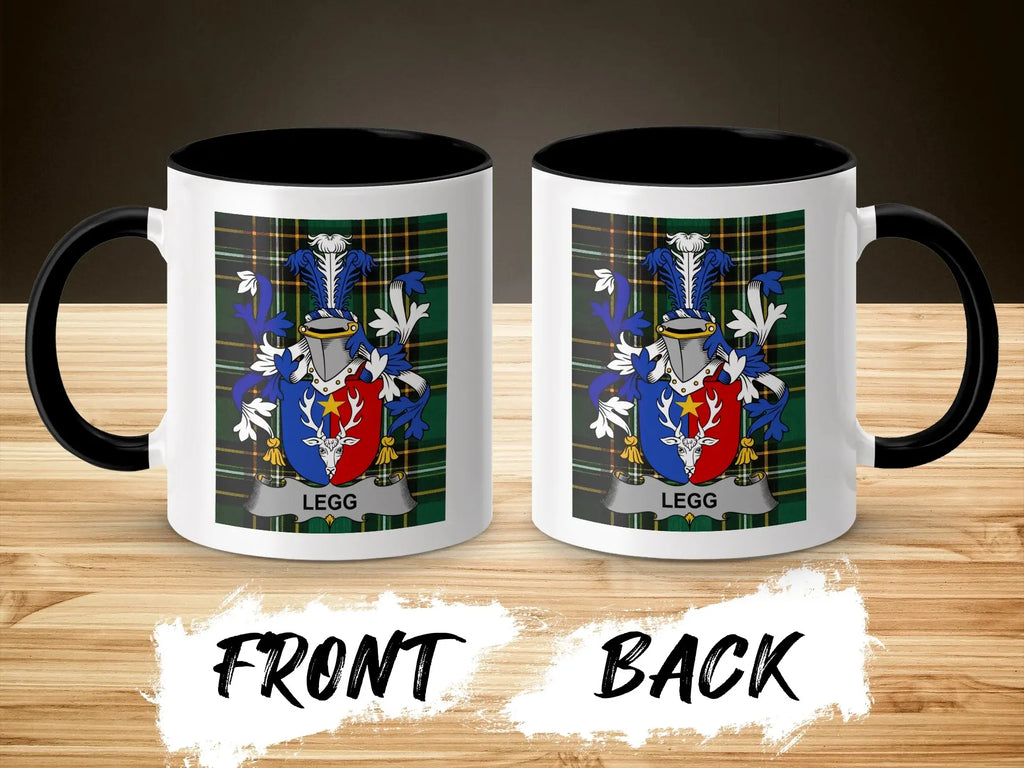 Legg Irish National Tartan ceramic accent mug