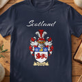Finlayson Scottish family shield T-shirt in Navy