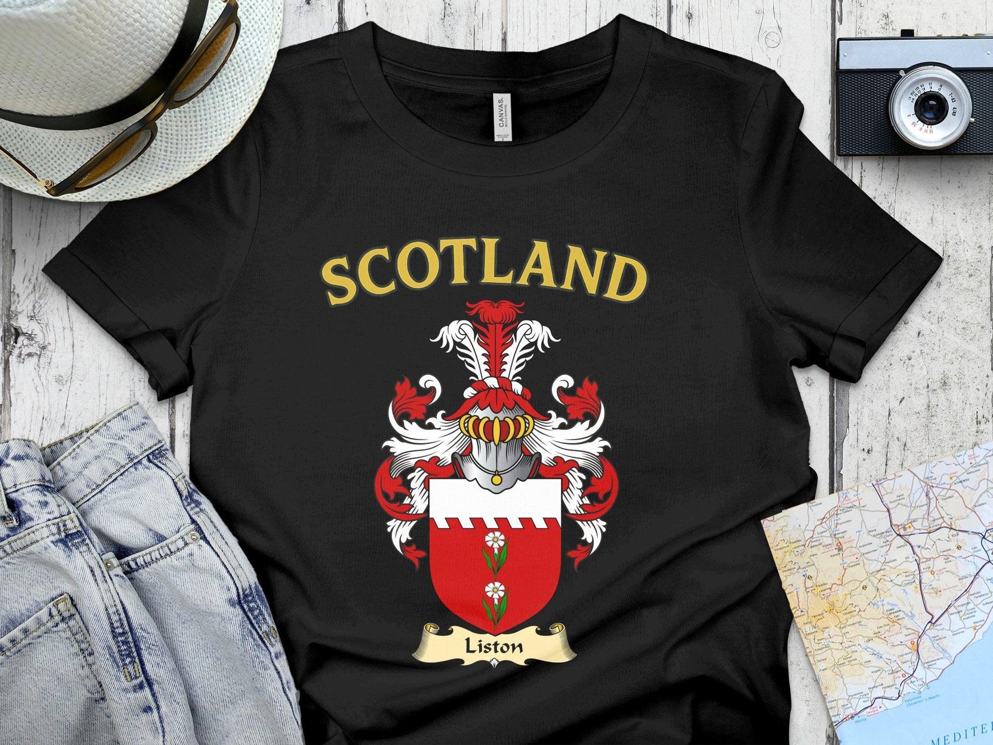 Scotland Coat of Arms Customizable T-Shirt product type