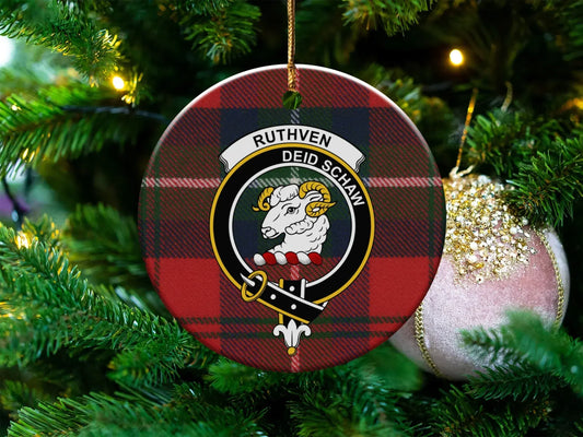 Ruthven Deid Schaw Family Crest Design Christmas product