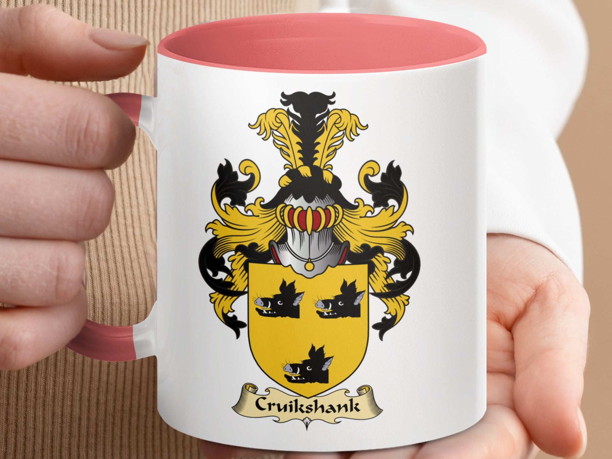 Clan Cruikshank Scottish Family Crest Coffee Mug - Living Stone Gifts