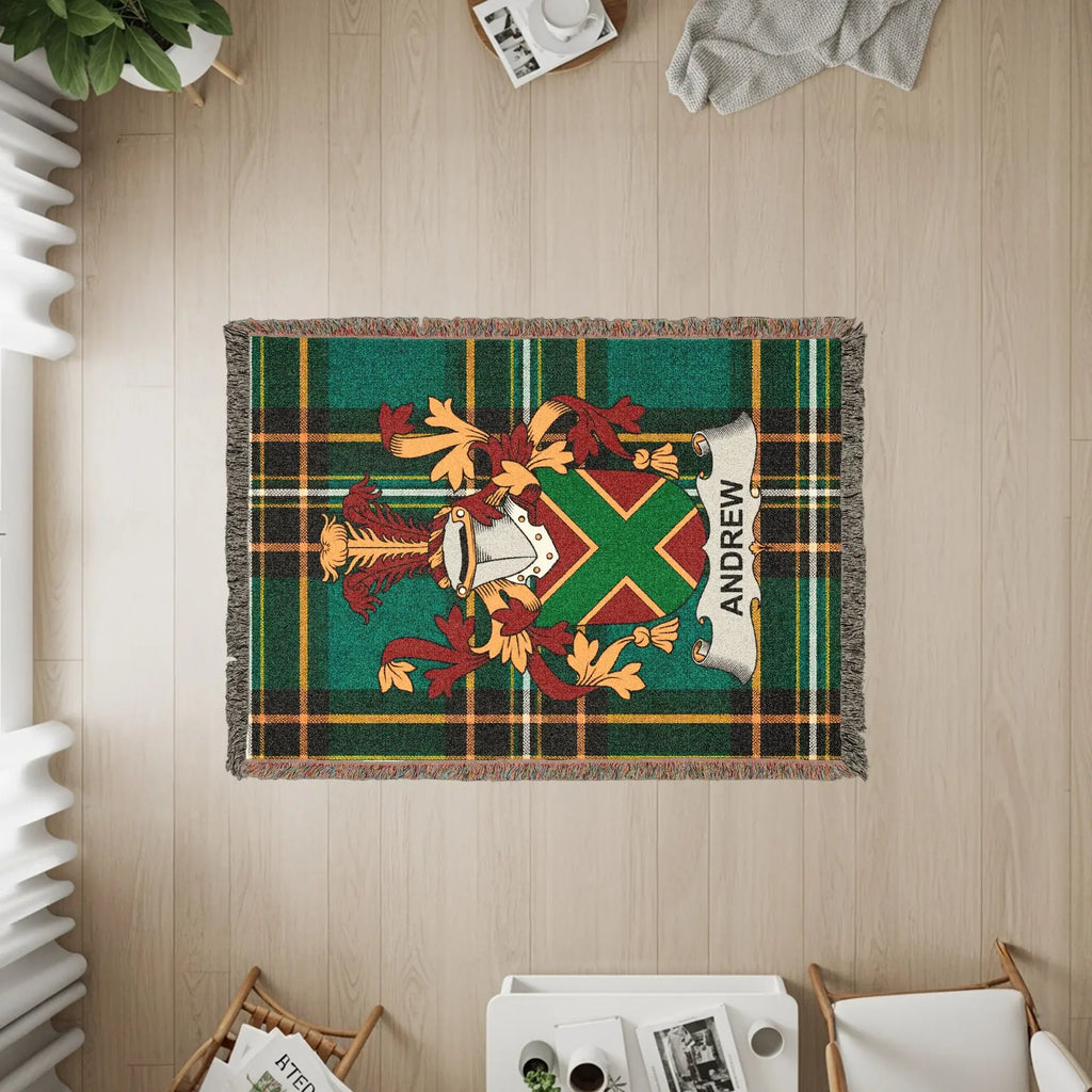 Andrew Family Crest Tartan Throw product type