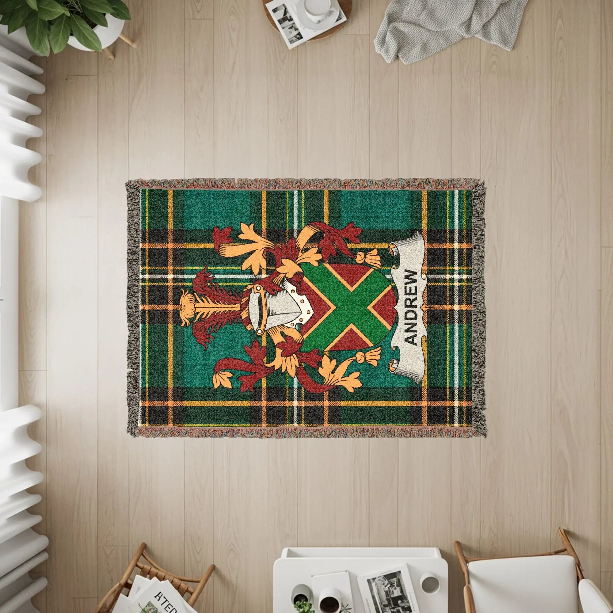 Andrew Family Crest Tartan Throw product type
