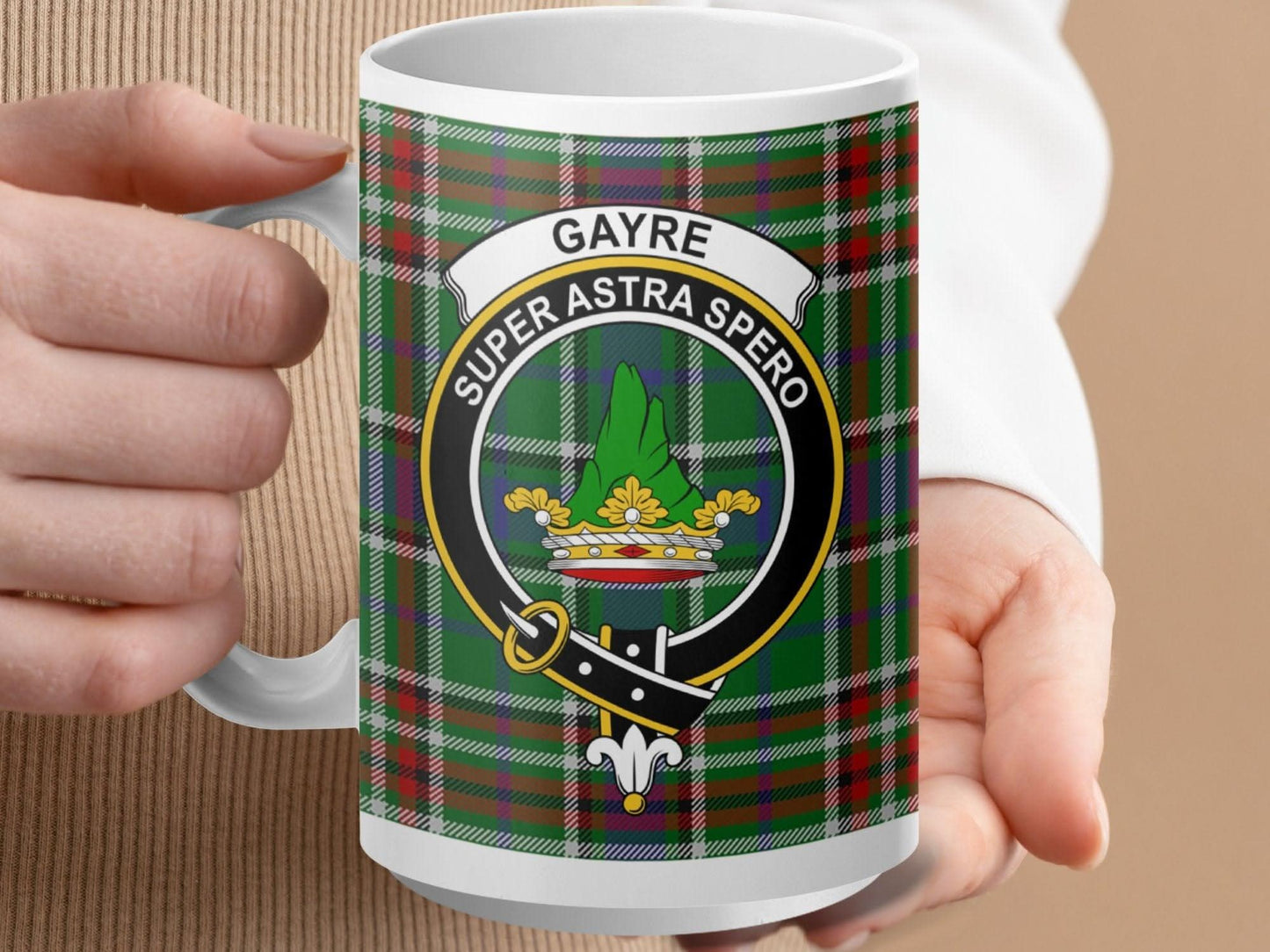 Gayre Super Astra Spero Plaid Design Mug product
