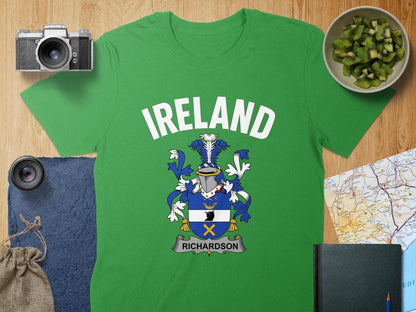 Ireland Richardson Family Crest Graphic T-Shirt product