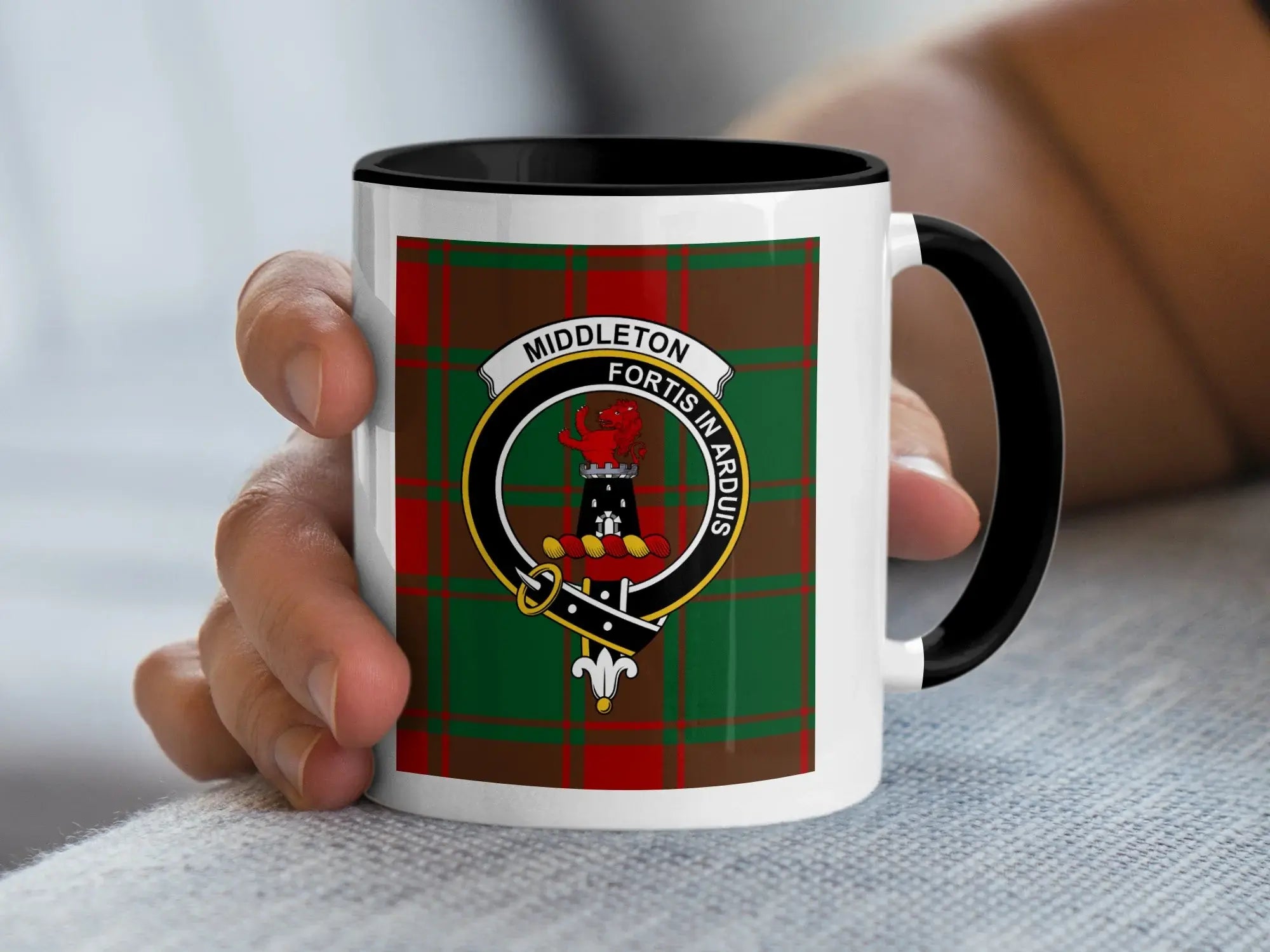 Middleton Fortis in Arduis Tartan Coffee Mug