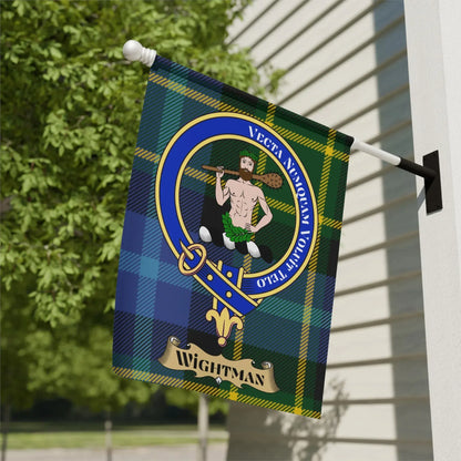Personalized Tartan Flag with Crest Design product type