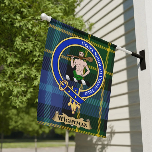 Personalized Tartan Flag with Crest Design product type