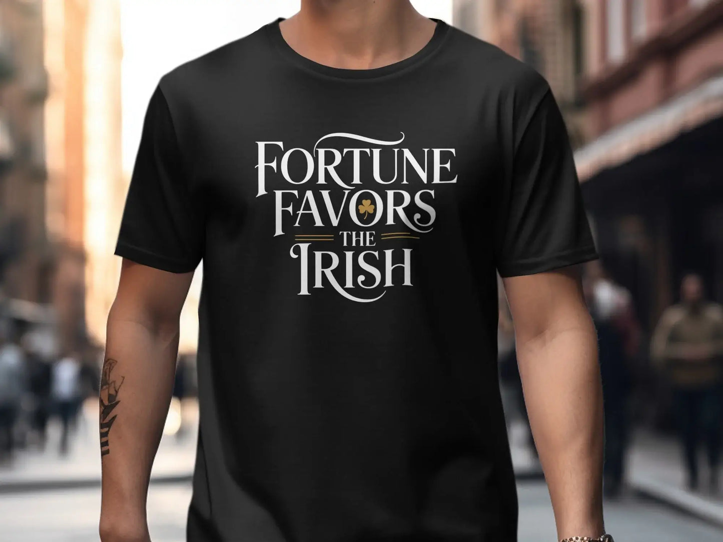 Fortune Favors the Irish Graphic Tee Shirt