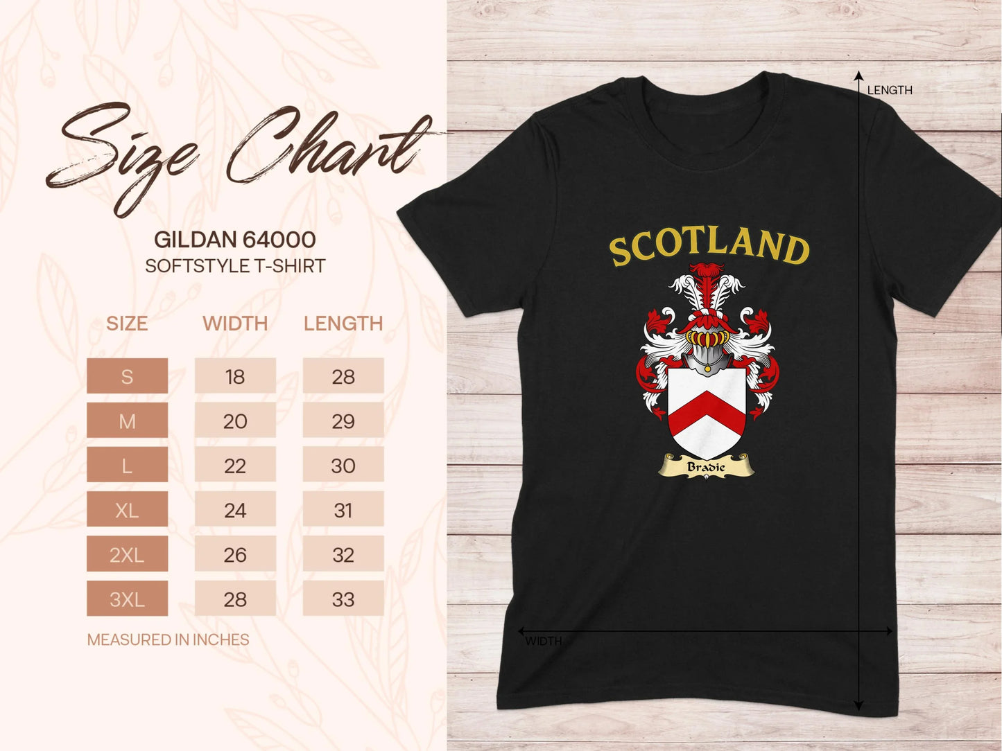 Scotland Family Crest Graphic T-Shirt product type