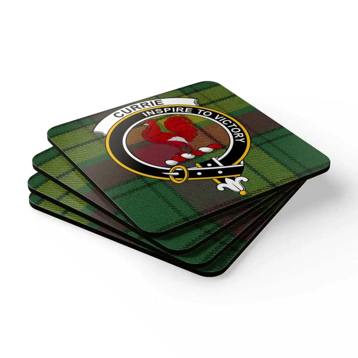 Currie Inspire To Victory Scottish Clan Coaster product type