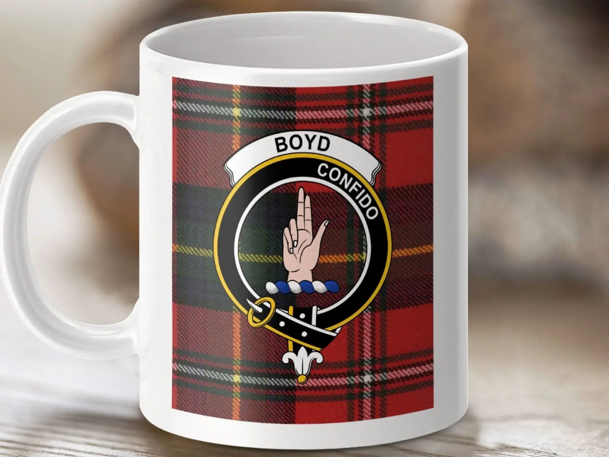Boyd Confido Tartan Clan Crest Coffee Mug product