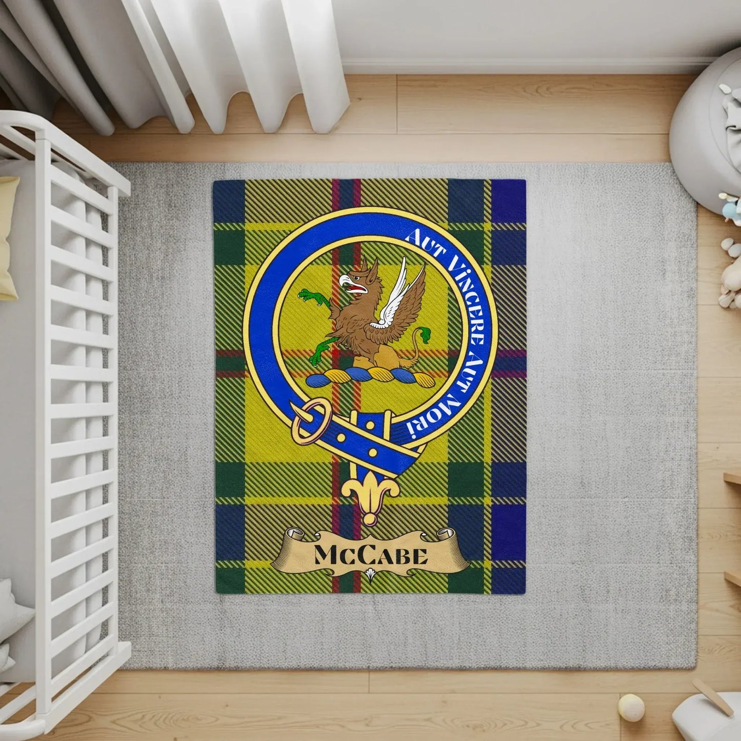 McCabe Act Wincere Aut Vincere Motto Rug product