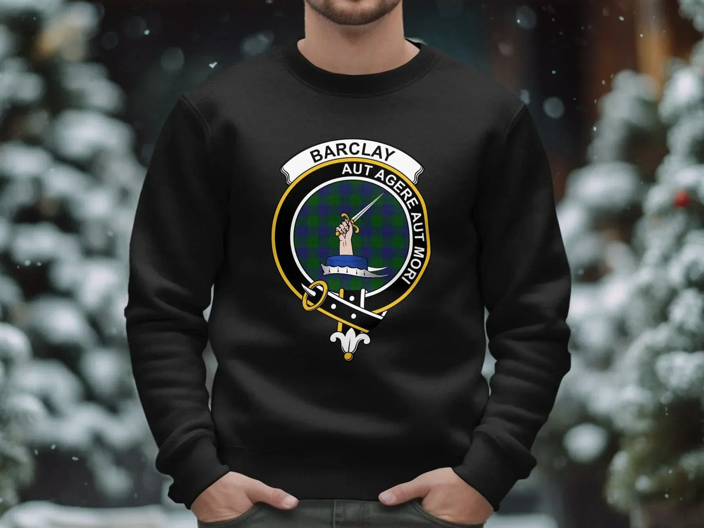 Barclay Aut Agere Aut Mori Crest Sweatshirt product