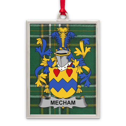 Custom Family Crest Plaid Ornamental Decor product