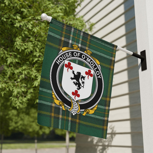 House of O'Molloy Tartan Pattern Flag Decor