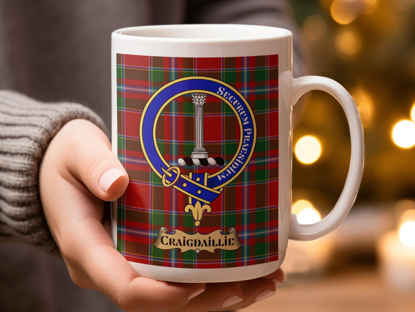 Craigdaillie Scottish Plaid Design Mug - Living Stone Gifts