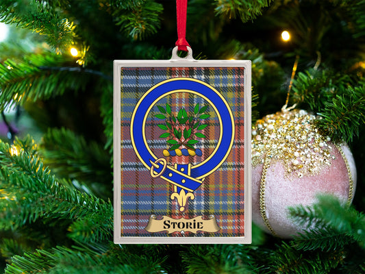 Storie Tartan Plaid Christmas Tree Ornament product type