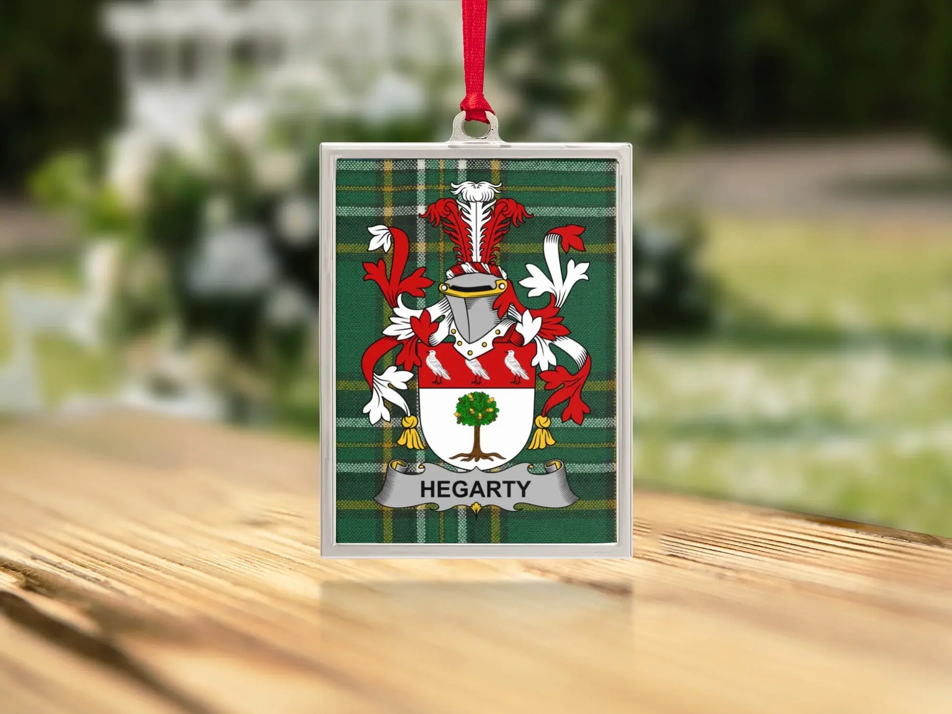 Hegarty Family Crest Ornament Unique Customizable product