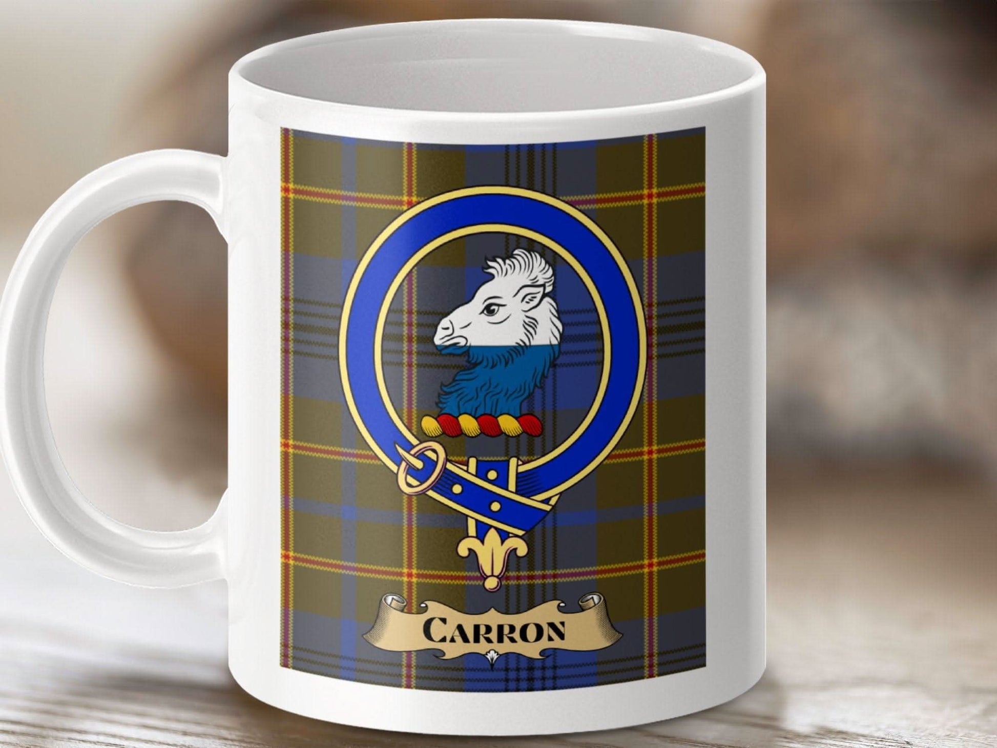 Scottish Clan Carron Crest Design Coffee Mug product