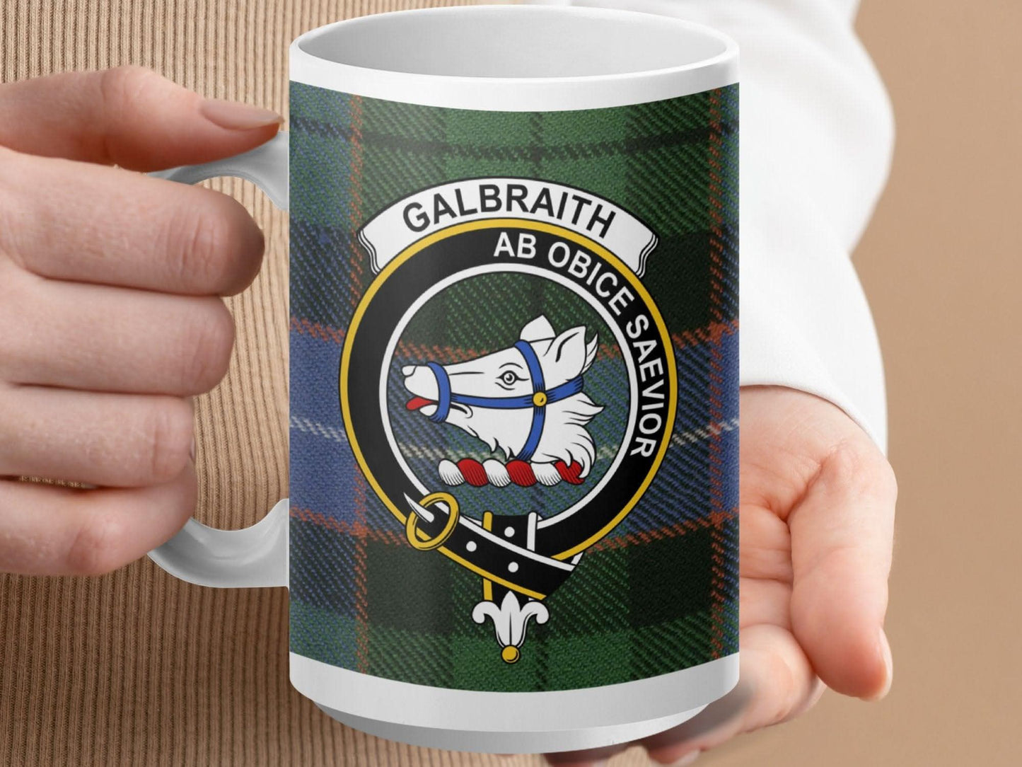 Galbraith Ab Obice Saevior Tartan Design Mug product type
