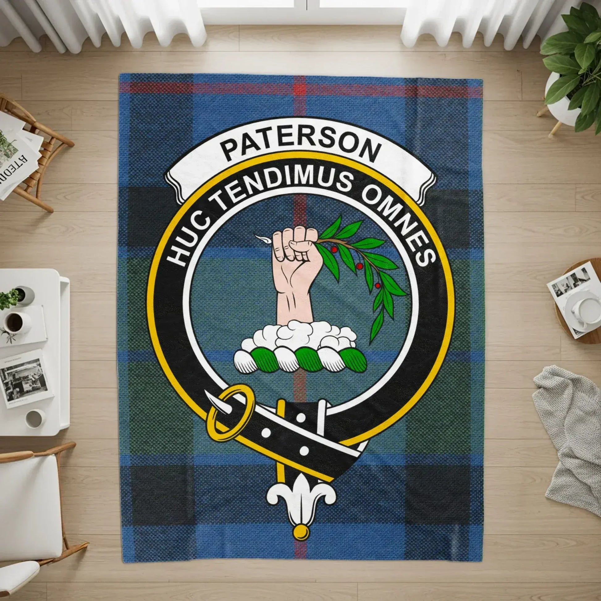 Paterson Huc Tendimus Omnes Crest Design Rug product type