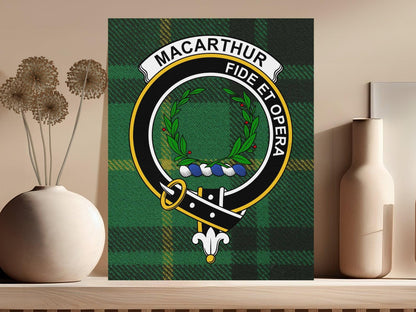 Macarthur Fide et Opera Clan Crest Artwork product type