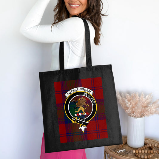 Fotheringham Clan Scottish Tartan Tote Bag - Living Stone Gifts