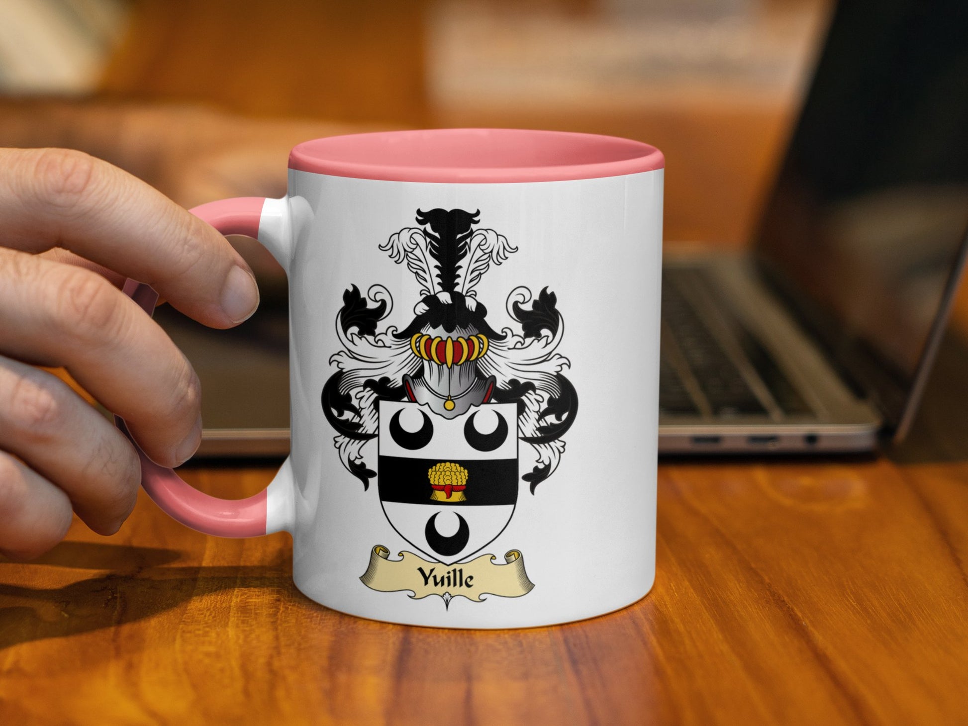 Clan Vuille Scottish Coat of Arms Mug - Living Stone Gifts