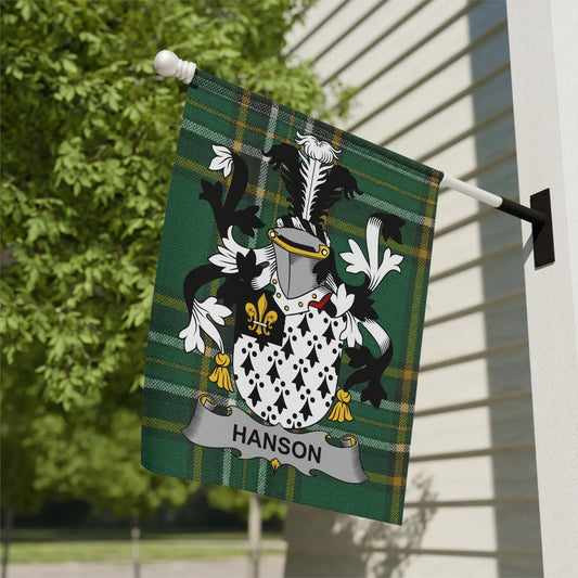 Personalized Hanson Tartan Outdoor Garden Flag product
