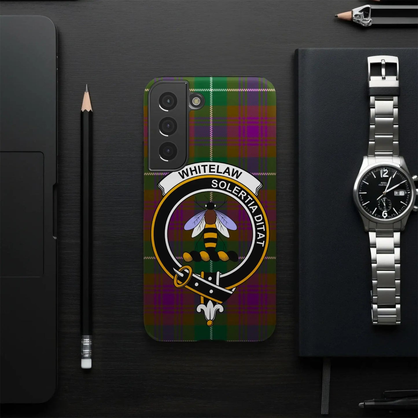 Whitelaw Solertia Ditat Tartan Plaid Phone Case