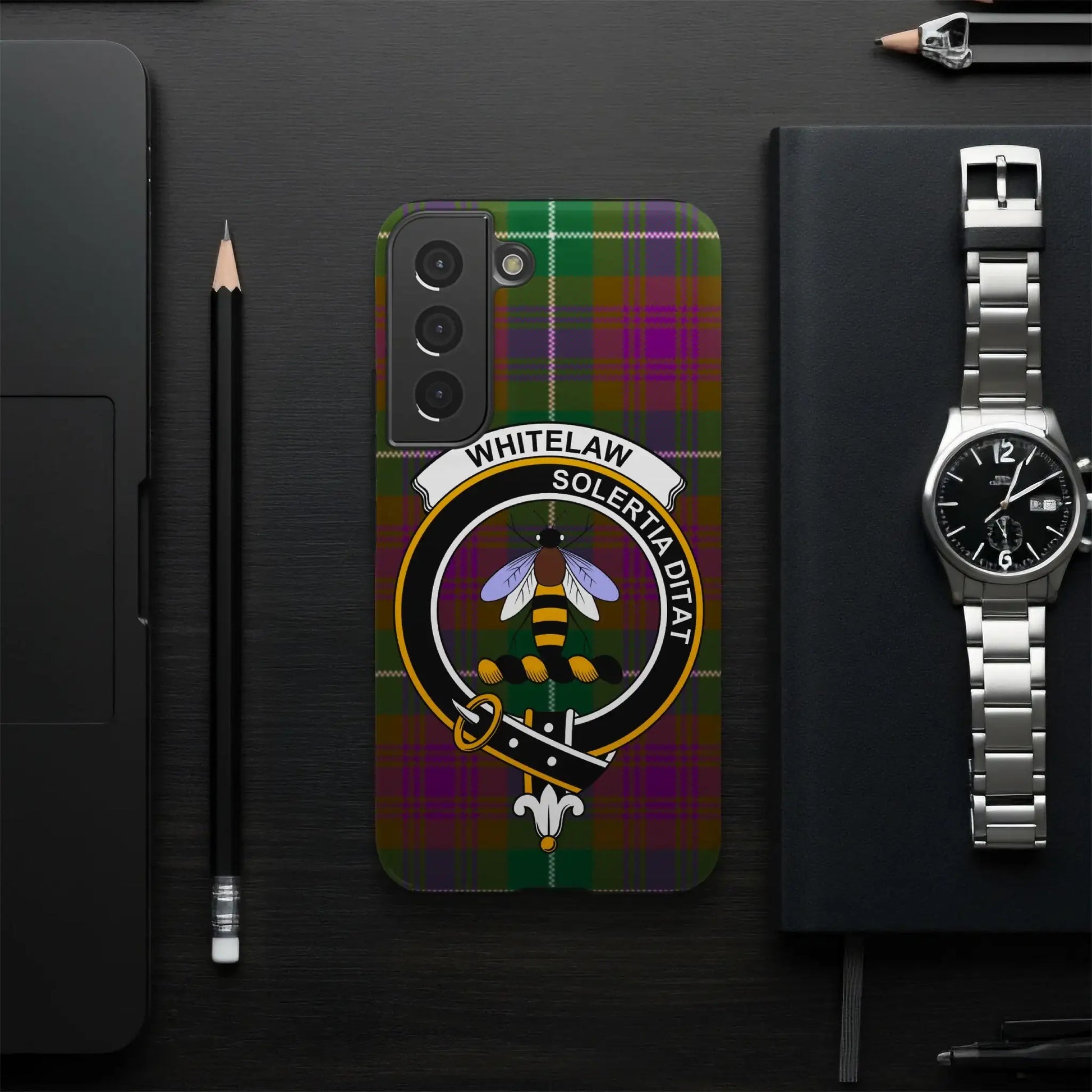 Whitelaw Solertia Ditat Tartan Plaid Phone Case