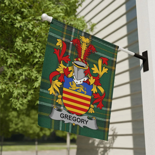 Family Crest Personalized Gregory House Flag product