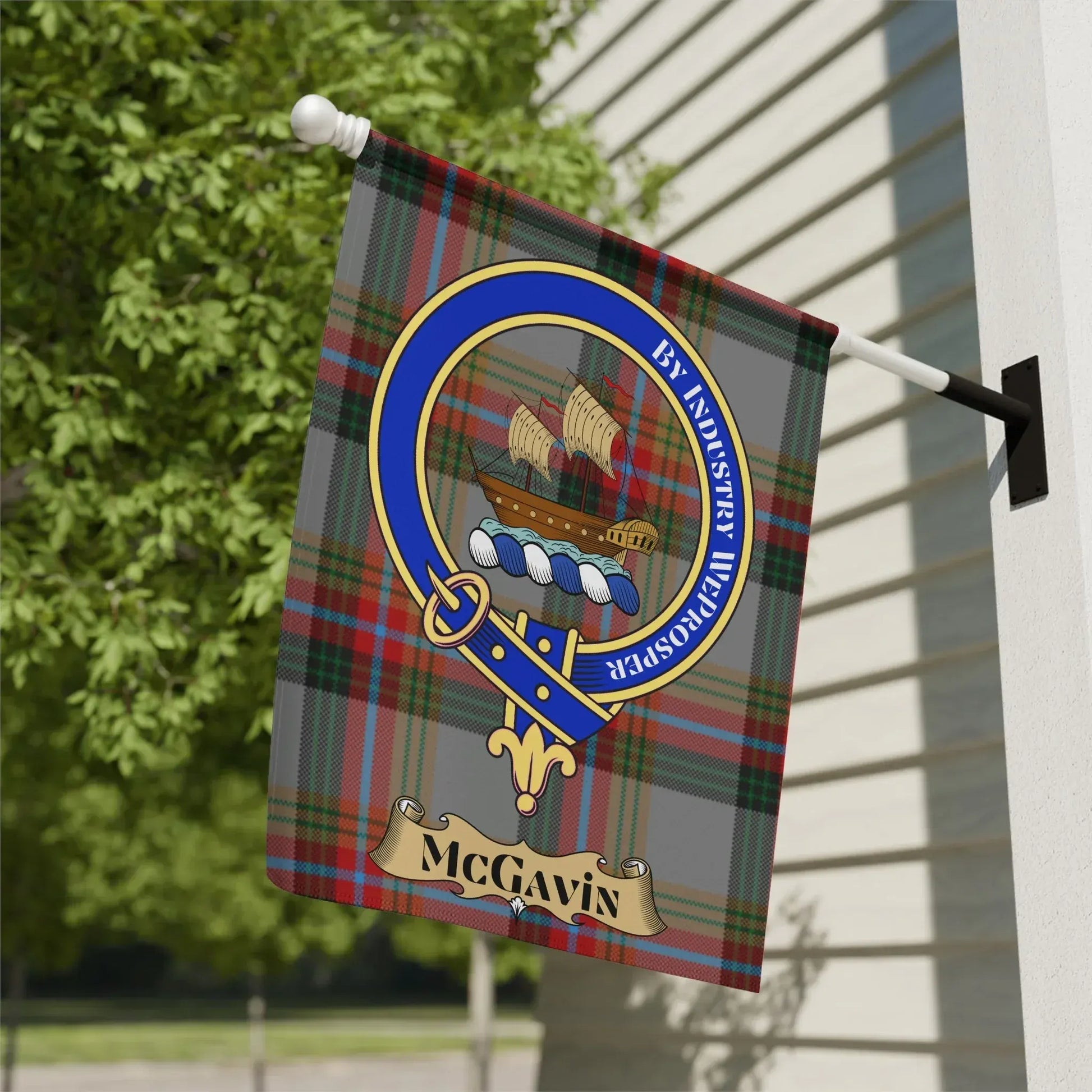 McGavin Clan Crest Garden Flag Outdoor Decor product type
