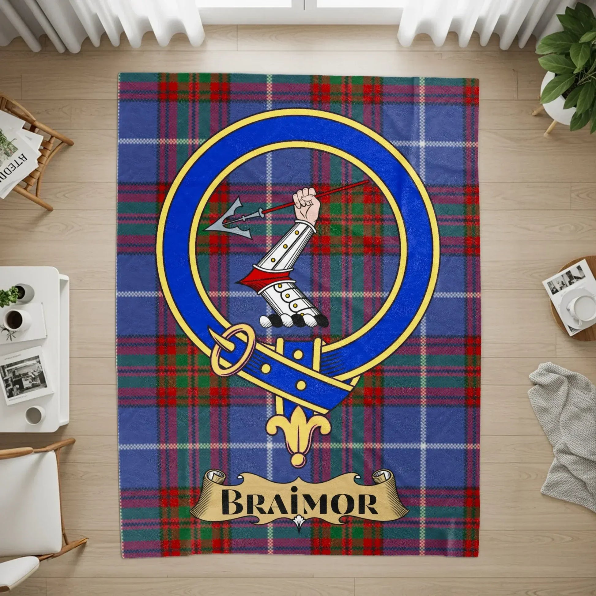 Braimor Tartan Crest Design Home Decor Product