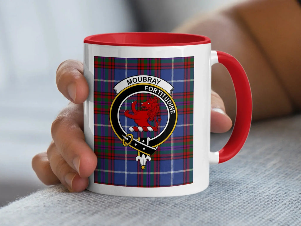 Moubray Fortitudine Scottish Tartan Emblem Mug