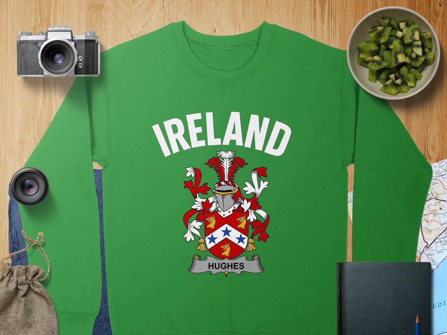 Ireland Hughes Crest Sweatshirt Unique Vintage product