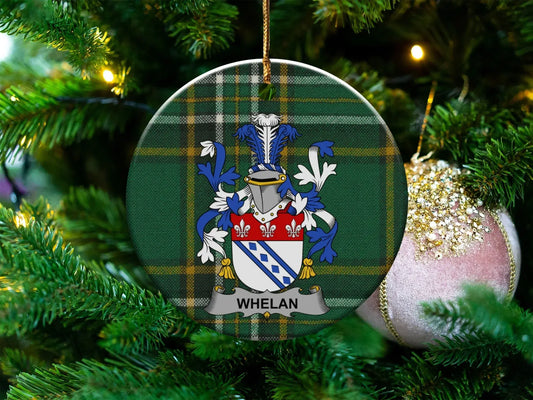 Whelan Family Crest Ornament Christmas Decoration product