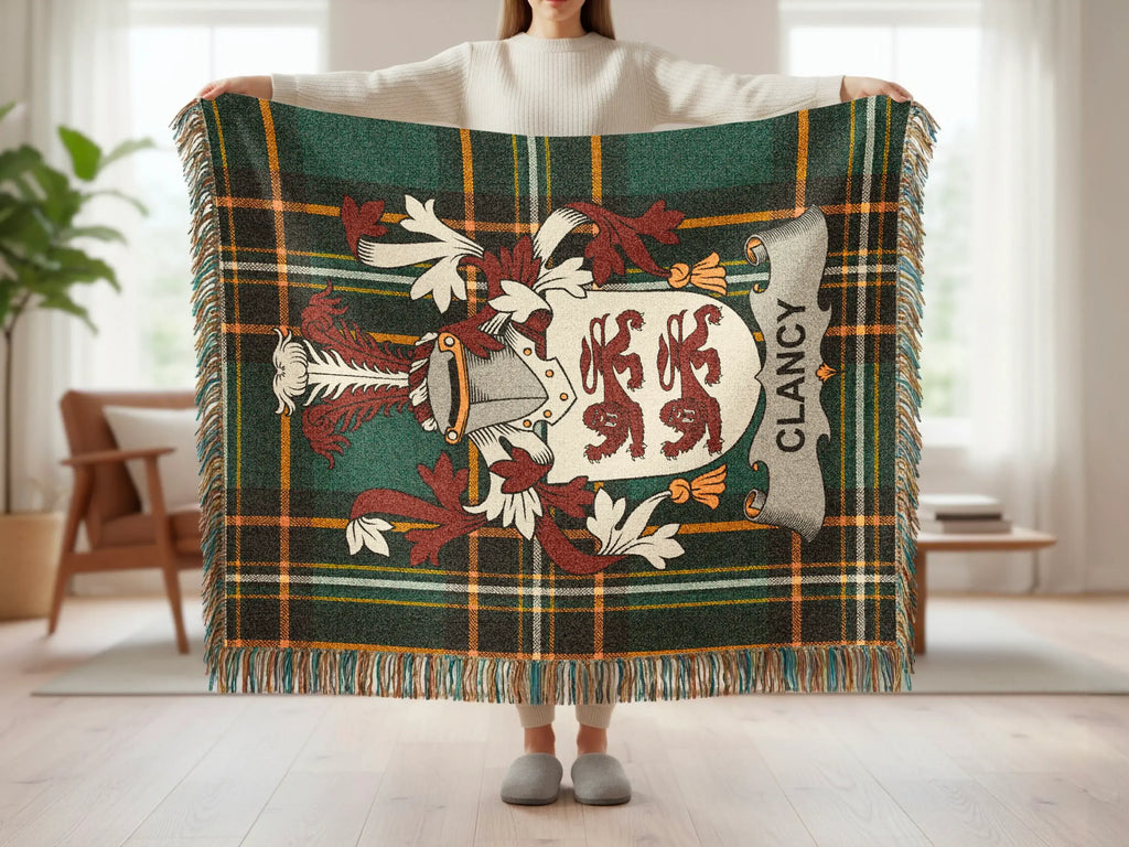 Clancy Name Family Crest Plaid Pattern product type