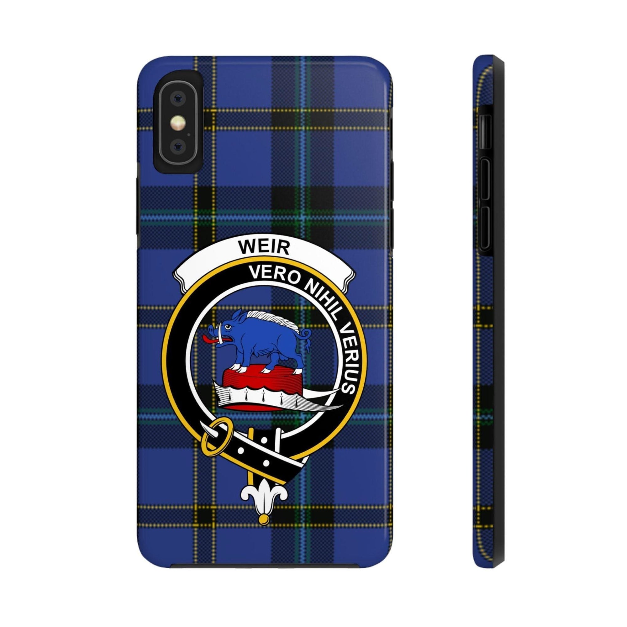 Weir Clan Scottish Tartan Cell Phone Case - Celtic Ancestry Gifts