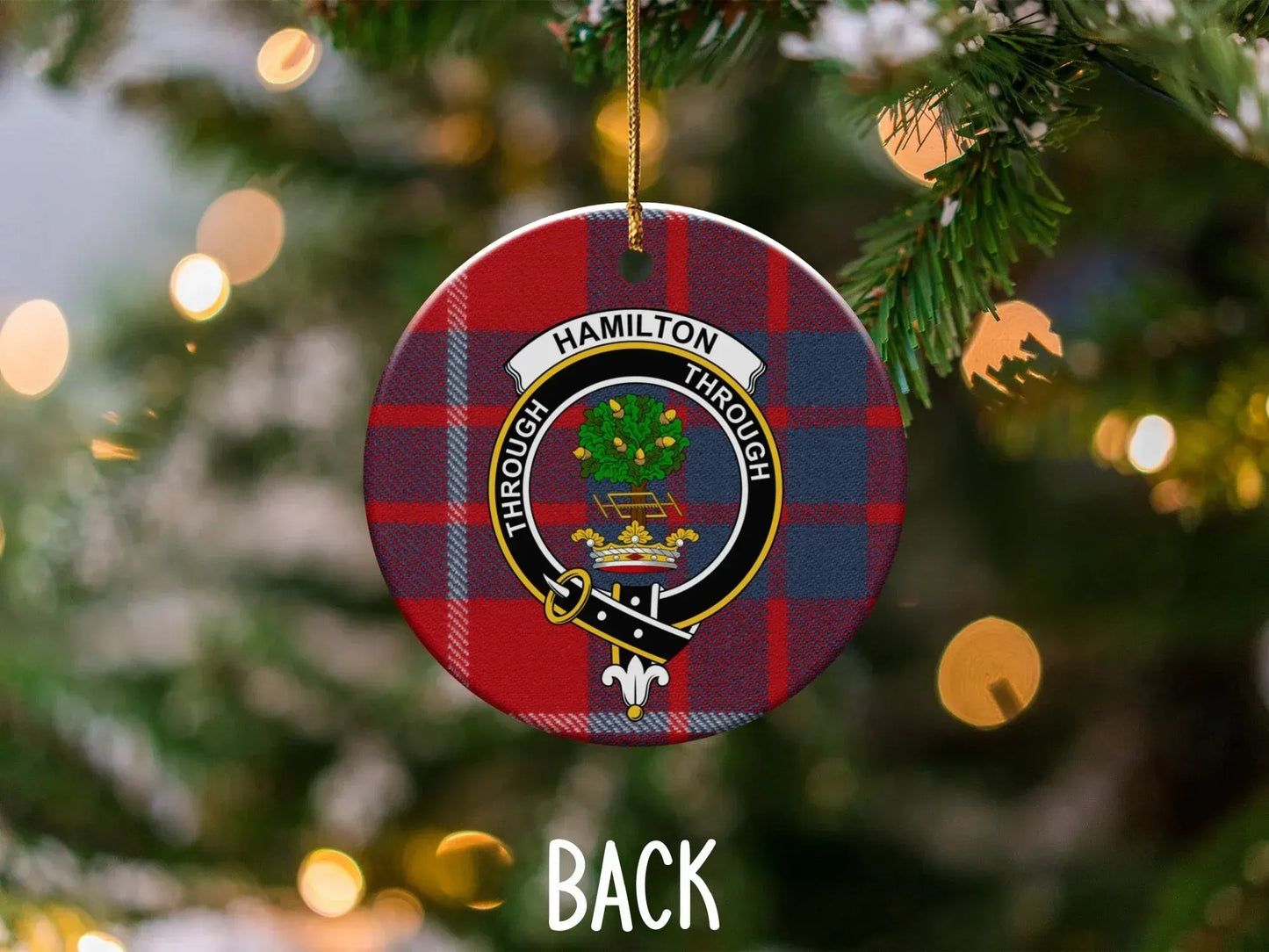 Hamilton Through Christmas Tree Ornament product