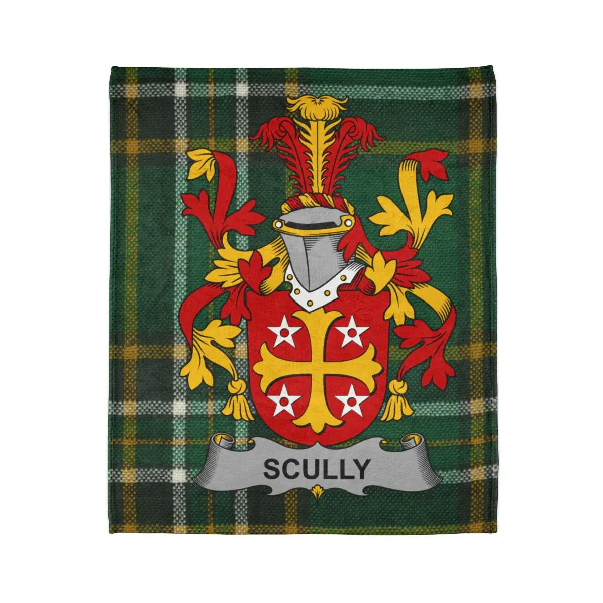 Scully Family Crest Tartan Print Blanket product type