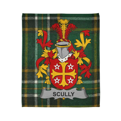 Scully Family Crest Tartan Print Blanket product type