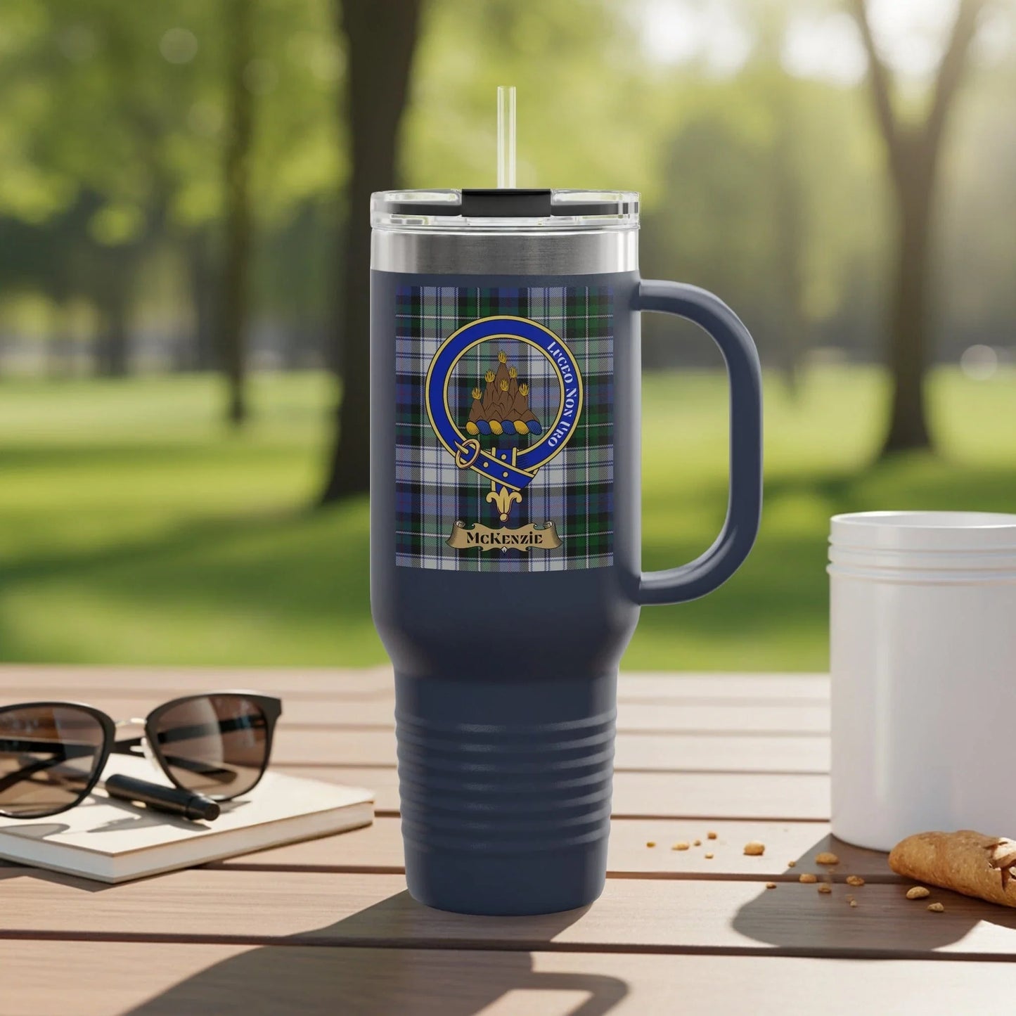 Clan Crest Travel Tumbler with Handle product type