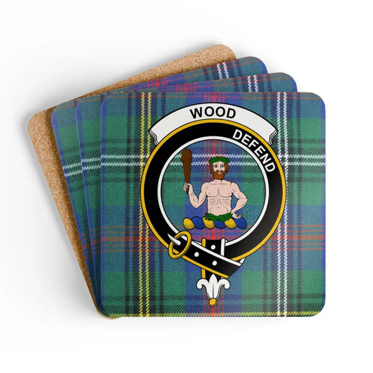 Scottish Tartan Crest Design Coaster Set Unique product