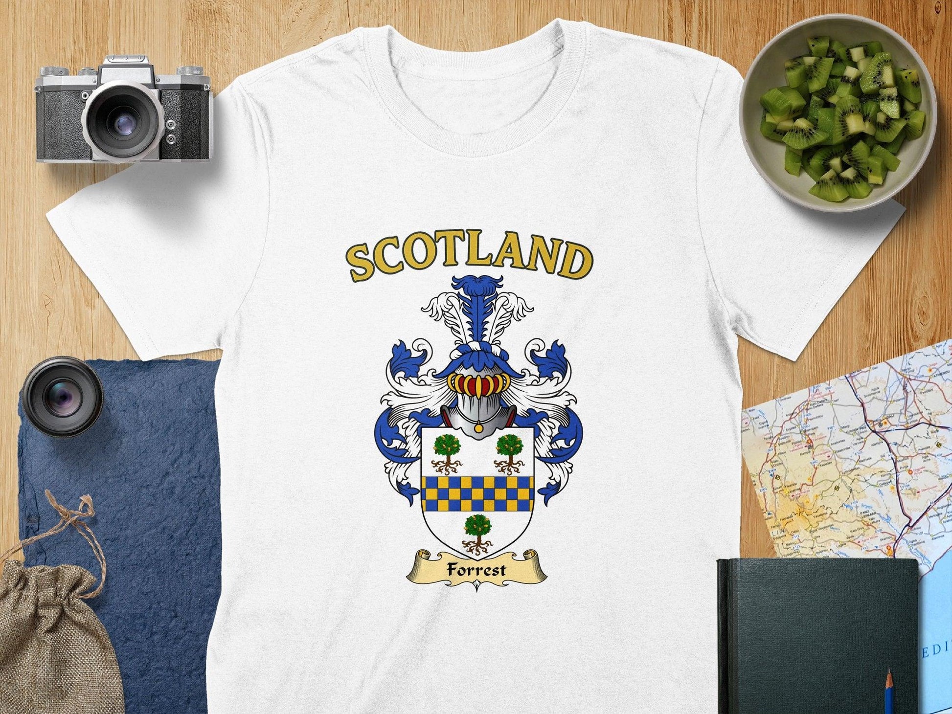 Scotland Forrest Crest Graphic Printed T-Shirt product type